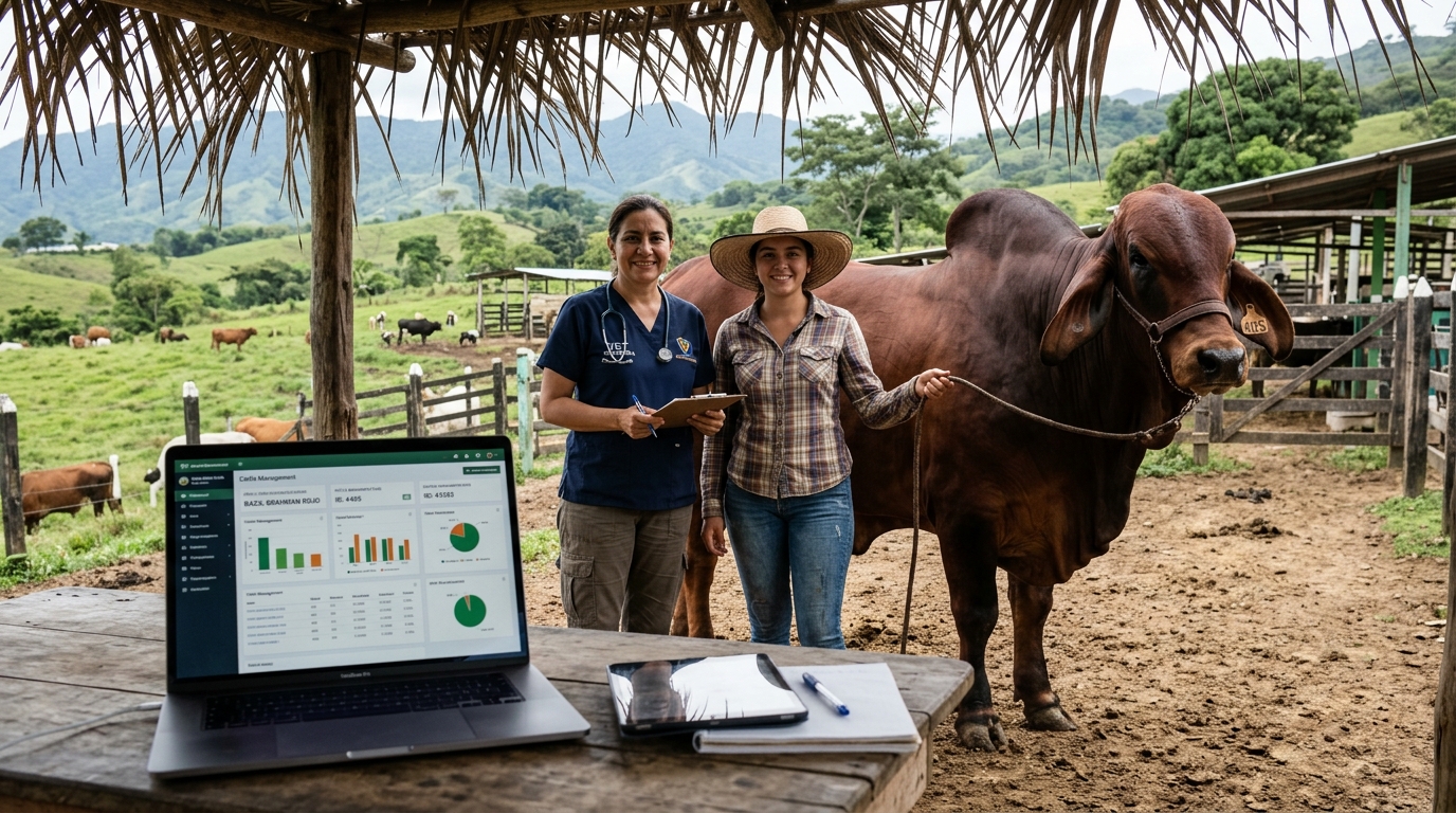 Identificación y registro de animales en AgroControl